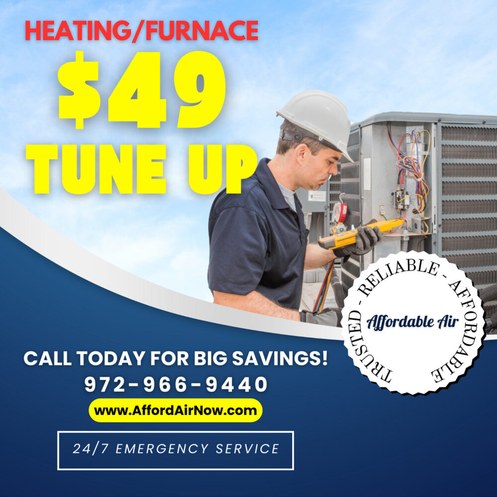 $49 heating furnace tune-up special